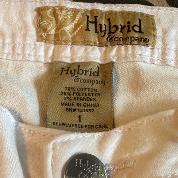 Hybrid & Company Women's Crisp White Flare Jeans NWT Size 1 - Picture 9 of 12